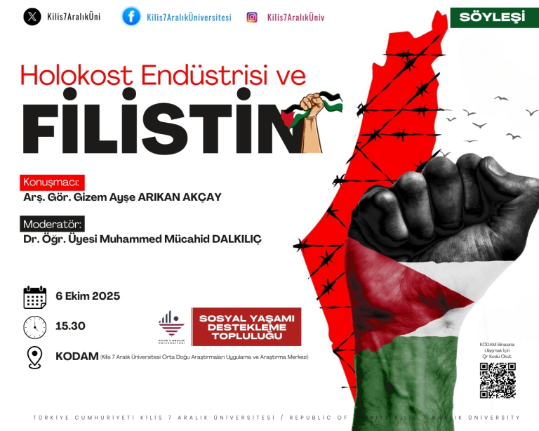 Üniversitemizde “Holokost Endüstrisi ve Filistin” Başlıklı Söyleşi Gerçekleştirildi